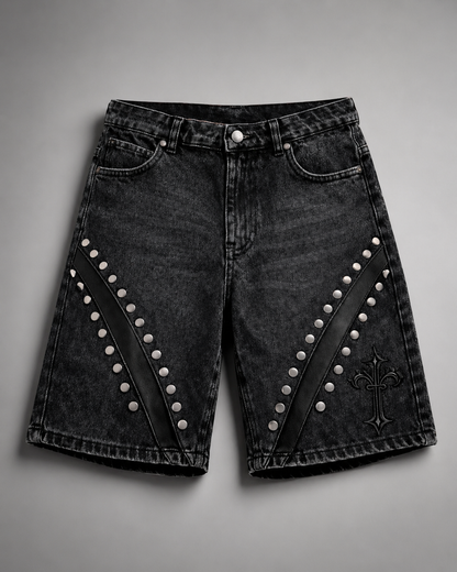 Obsidian Stud Shorts