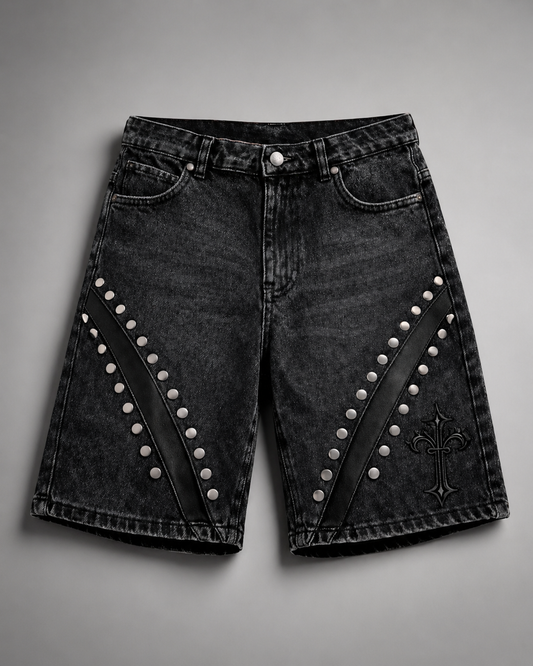 Obsidian Stud Shorts