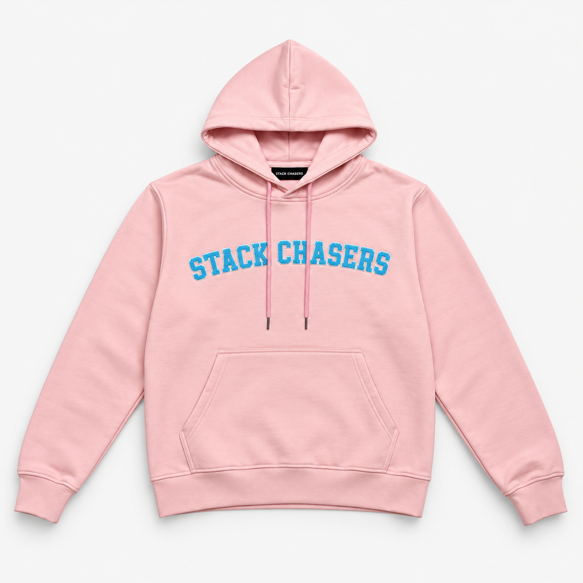 Candy Pink Chenille Logo Hoodie