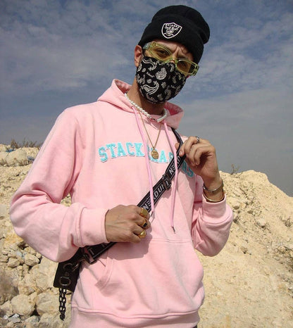 Candy Pink Chenille Logo Hoodie