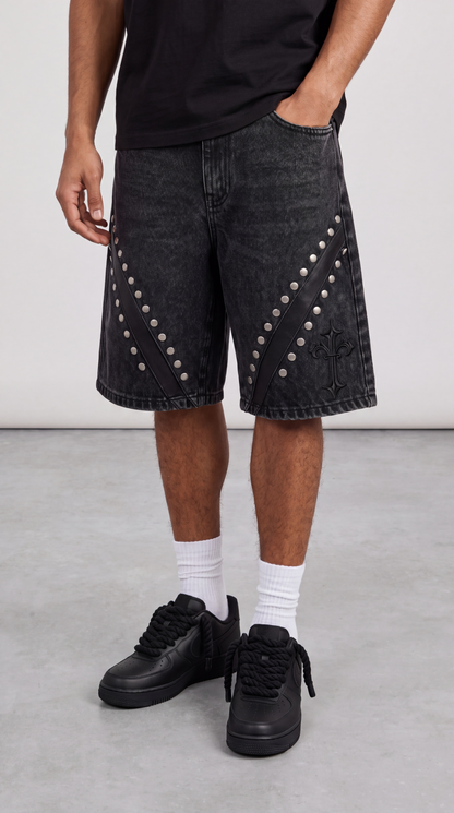 Obsidian Stud Shorts