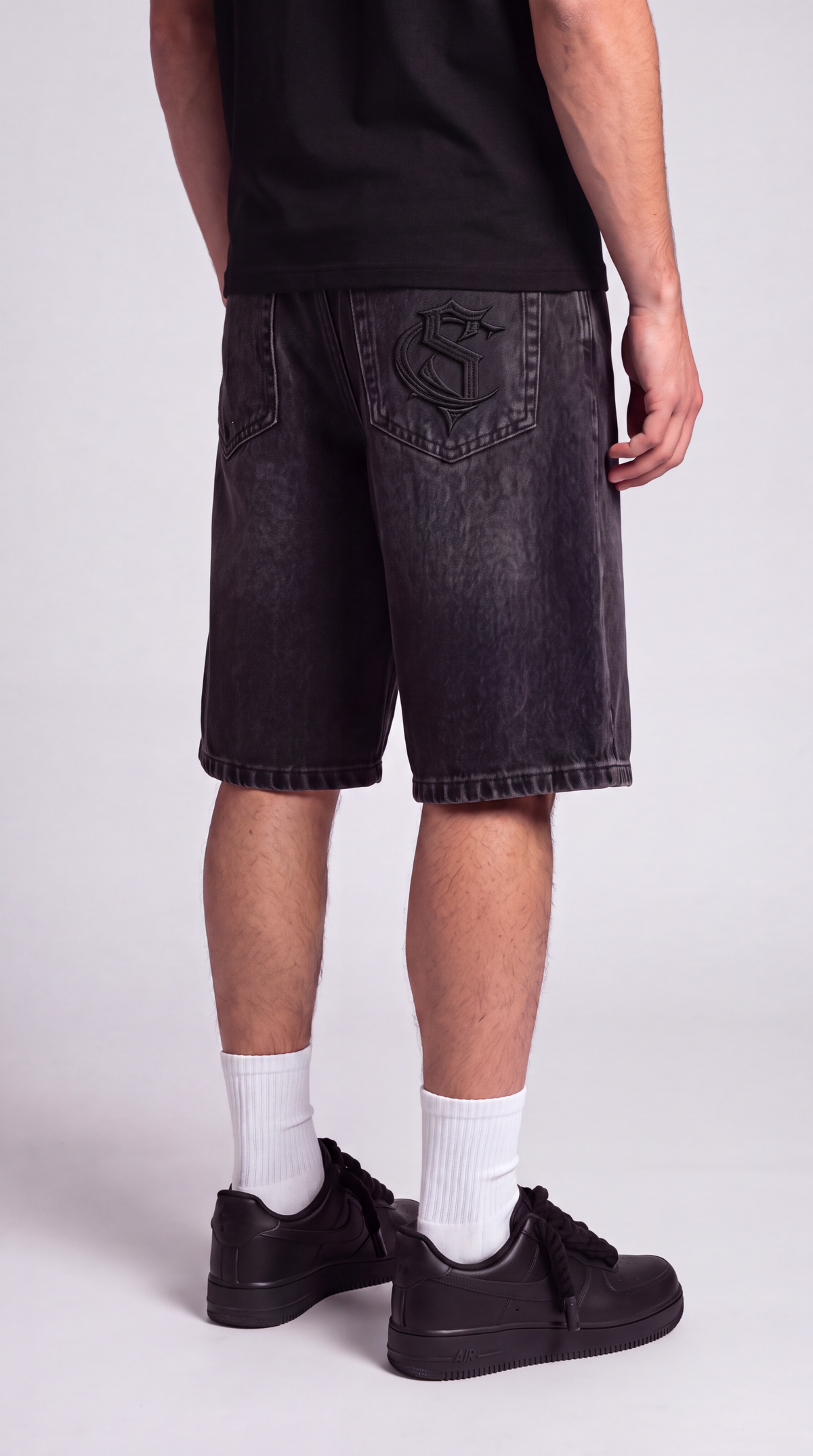 Obsidian Stud Shorts